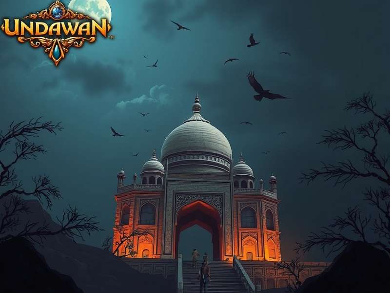 Garena Undawn Gameplay Screenshot - एक खिलाड़ी खंडहर शहर में ज़ोंबी से लड़ रहा है