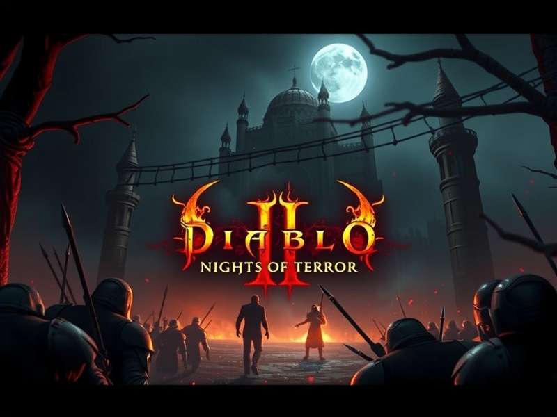 Diablo 2 Resurrected 22 Nights of Terror Event Scene