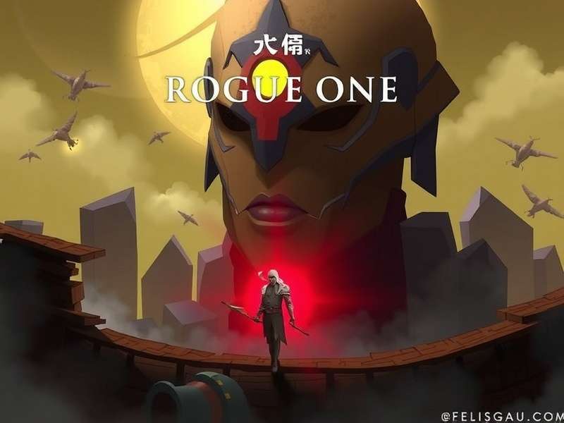 Rogue One character using a cloaking ability in a dark urban Zombage environment