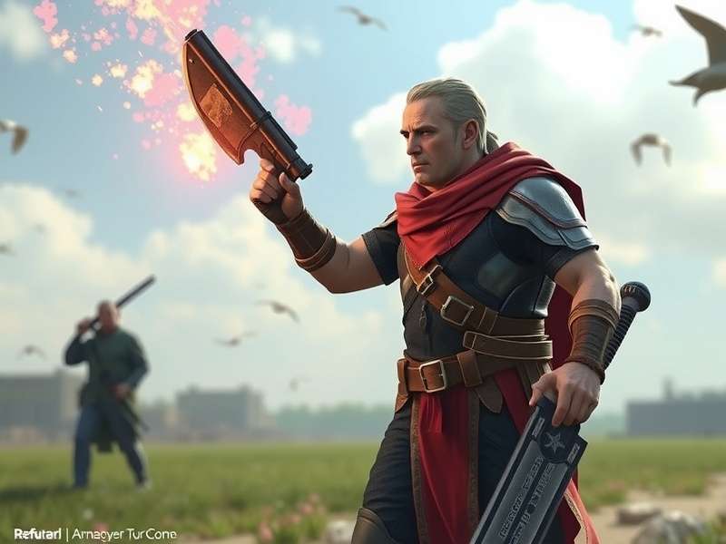 Resurrected 2 gameplay scene showing character battling a horde of zombies in a dark urban environment