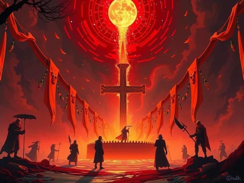 Resurrected 2 Key Art showing a hero rising from ashes