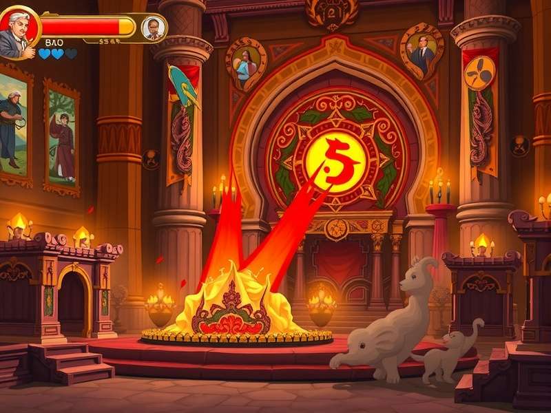 The chaotic and ever-changing arena of the Resurrected Baal Gpo boss fight