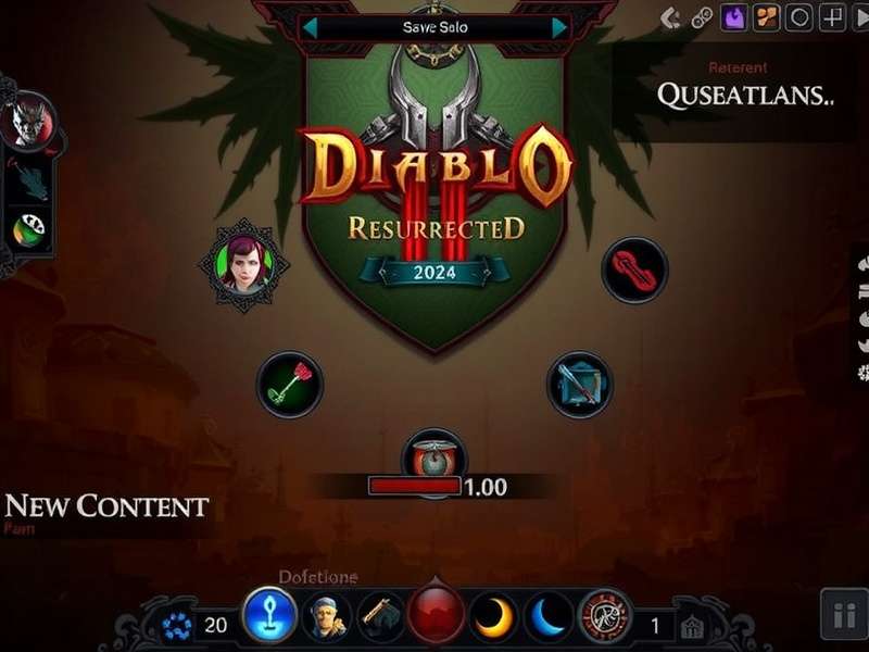 Diablo 2 Resurrected 2024 Ladder Season Art