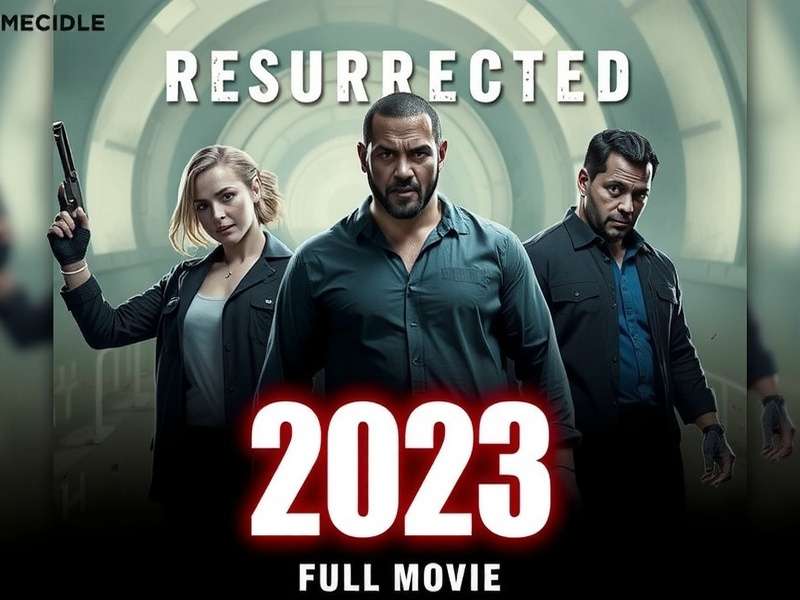 Resurrected 2023 Movie scene showing cinematic zombie encounter