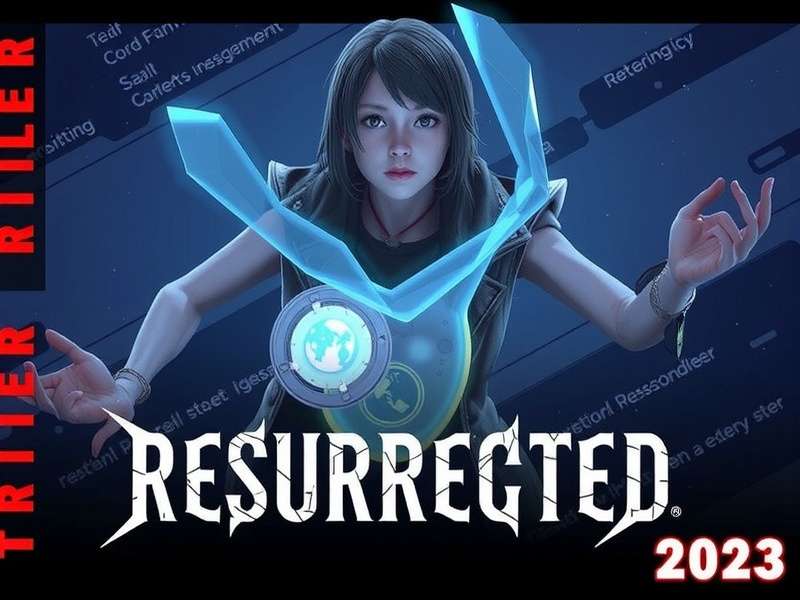 Detailed analysis of Resurrected 2023 trailer key frames showing hidden symbols