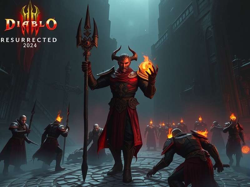 Diablo 2 Resurrected Barbarian wielding dual Grief runewords in the Arreat Summit