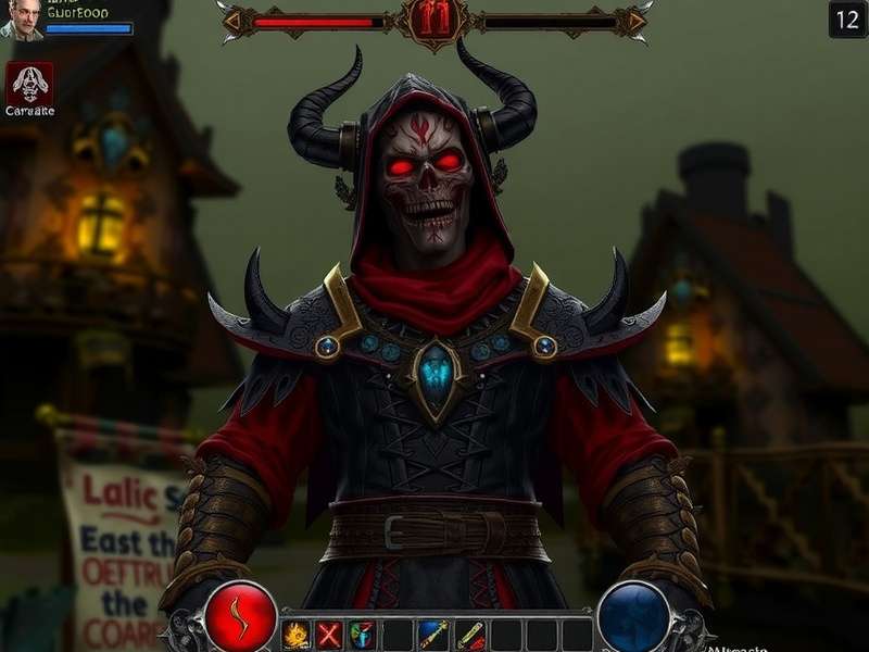 Diablo 2 Resurrected Act 5 Barbarian Mercenary wielding dual axes