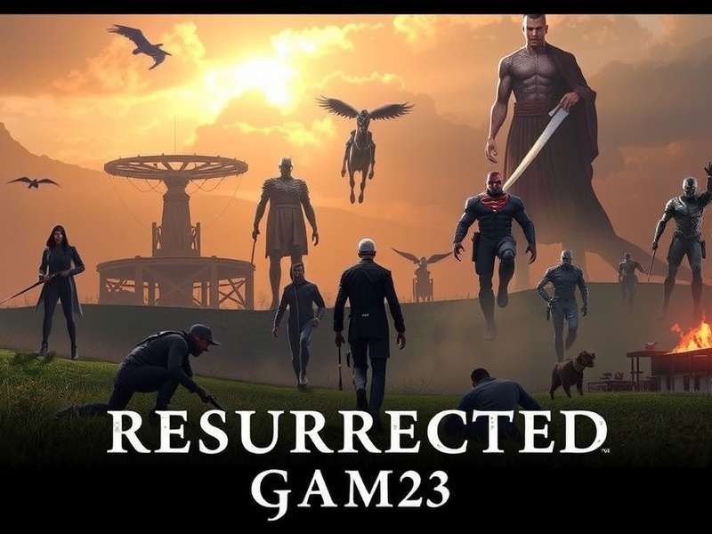 Cinematic scene from Resurrected 2 movie showing dark fantasy landscape