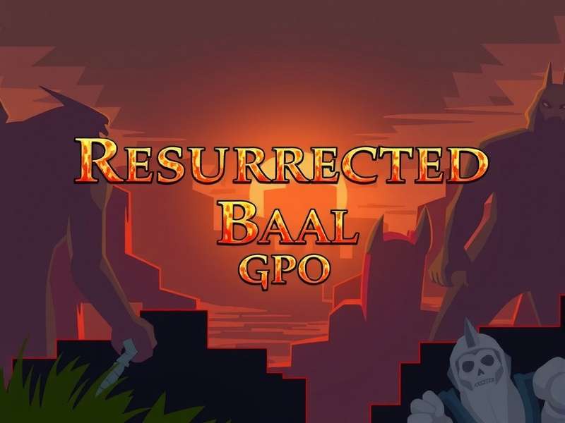 Resurrected Baal Gpo gameplay screenshot showing zombie action