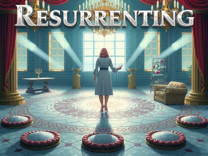 Resurrected 2 — epic dark fantasy game scene with undead warriors and ancient ruins