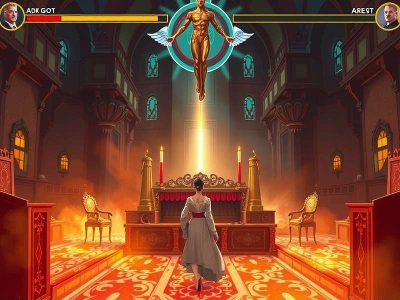 Resurrected 2 game concept art showing a dark fantasy warrior with glowing runes