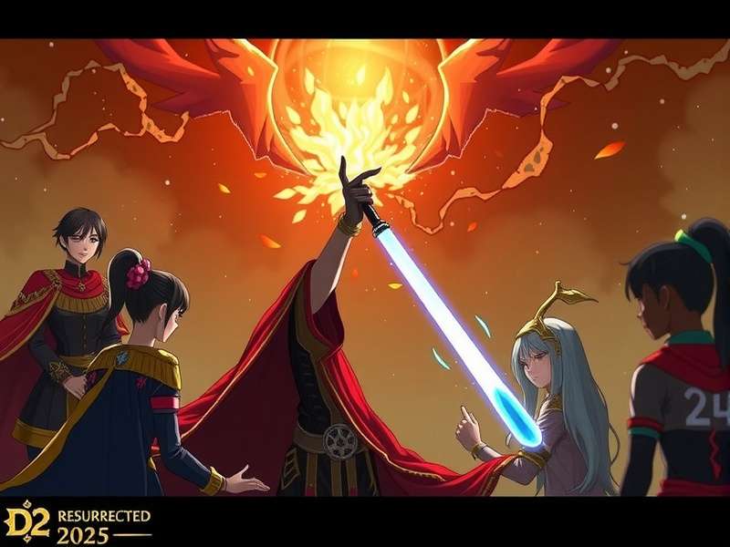 D2 Resurrected 2025 — Diablo II revival artwork with dark fantasy theme