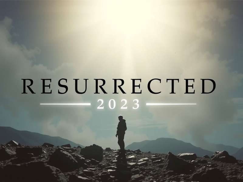 Resurrected 2023 Trailer Music Video — zombie horde in an Indian market scene