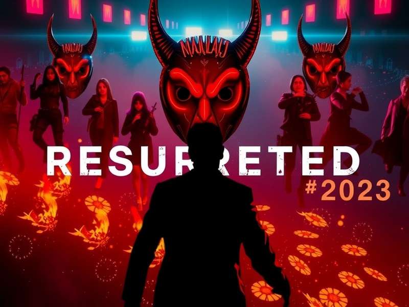 Resurrected 2023 Trailer Release Date official banner with key art and release timeline