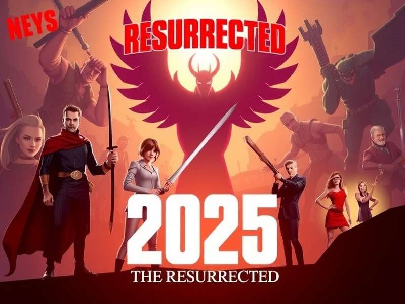 The Resurrected 2025 Cast — exclusive behind-the-scenes banner featuring main characters and voice actors