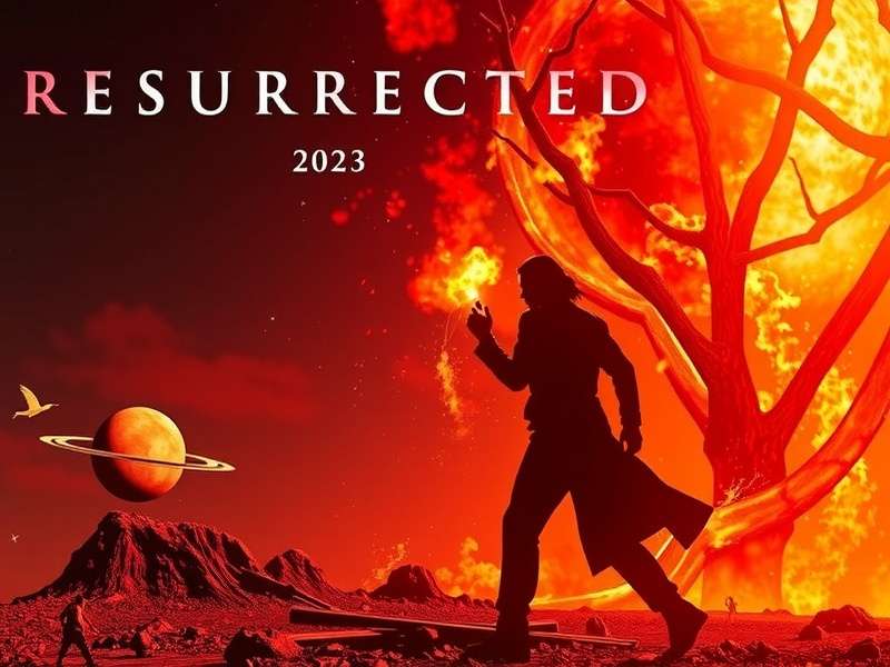 Resurrected 2 Necropolis Mumbai concept art from Resurrected 2023 Trailer Full Movie