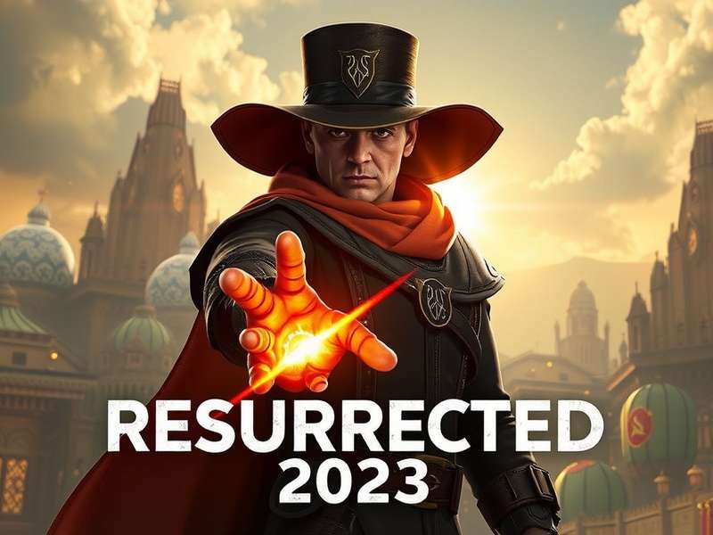 Resurrected 2023 Movie exclusive behind-the-scenes still showing the undead army on set