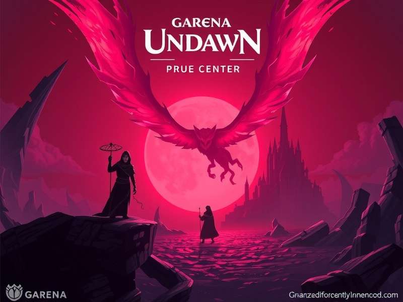 Diablo Resurrected – Epic dark fantasy landscape with demonic ruins and a crimson sky